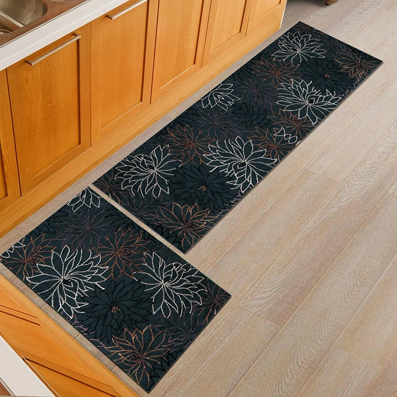 Американский цветок в стиле кантри кухонный коврик пыленепроницаемый обеденный стол Коврик противоскользящий входной коврик открытый молитвенный коврик