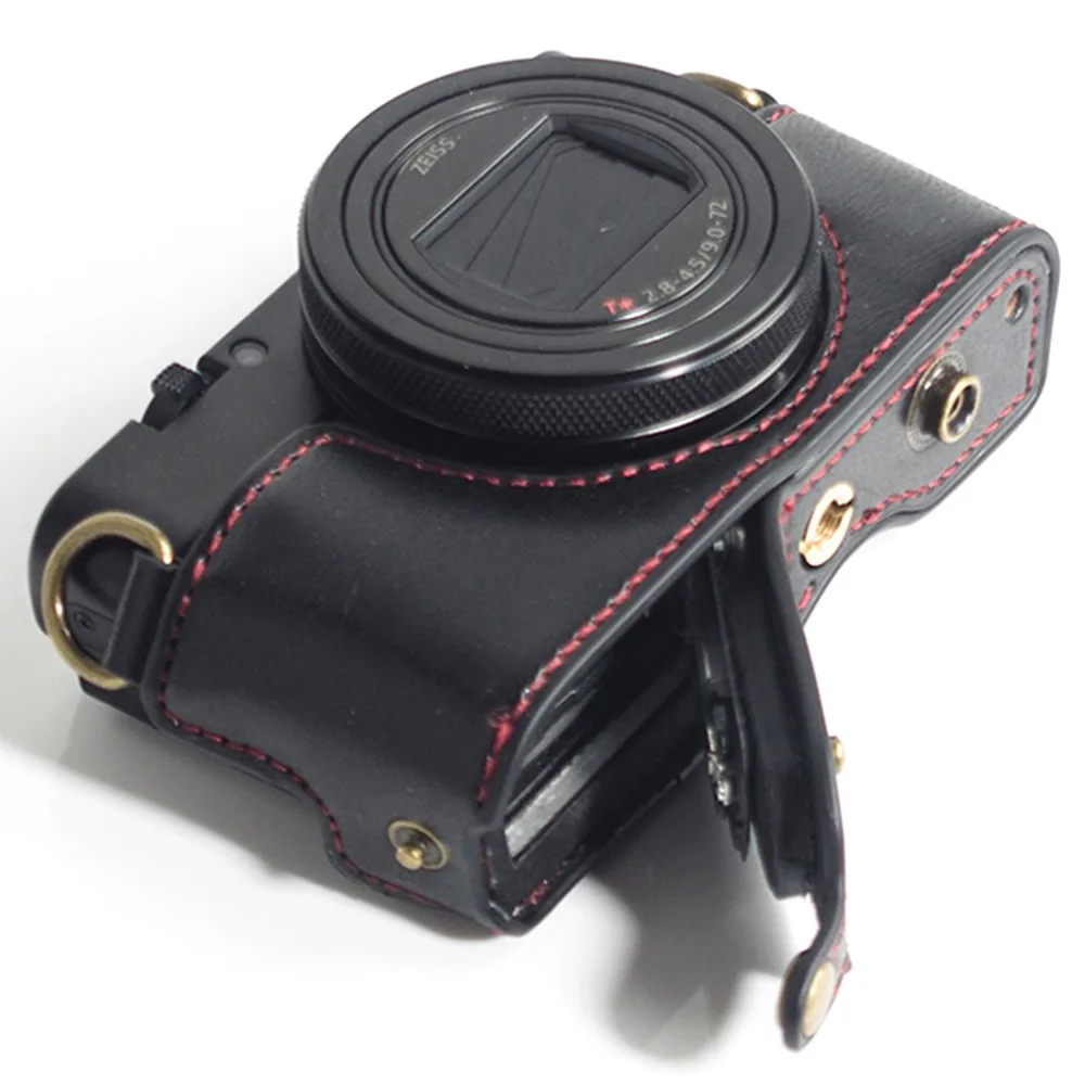 Искусственная кожа цифровая камера чехол сумка чехол для sony RX100VII M7 RX100VI M6 RX100V M5 RX100VA M5A RX100IV M4 RX100 III II я M3 M2