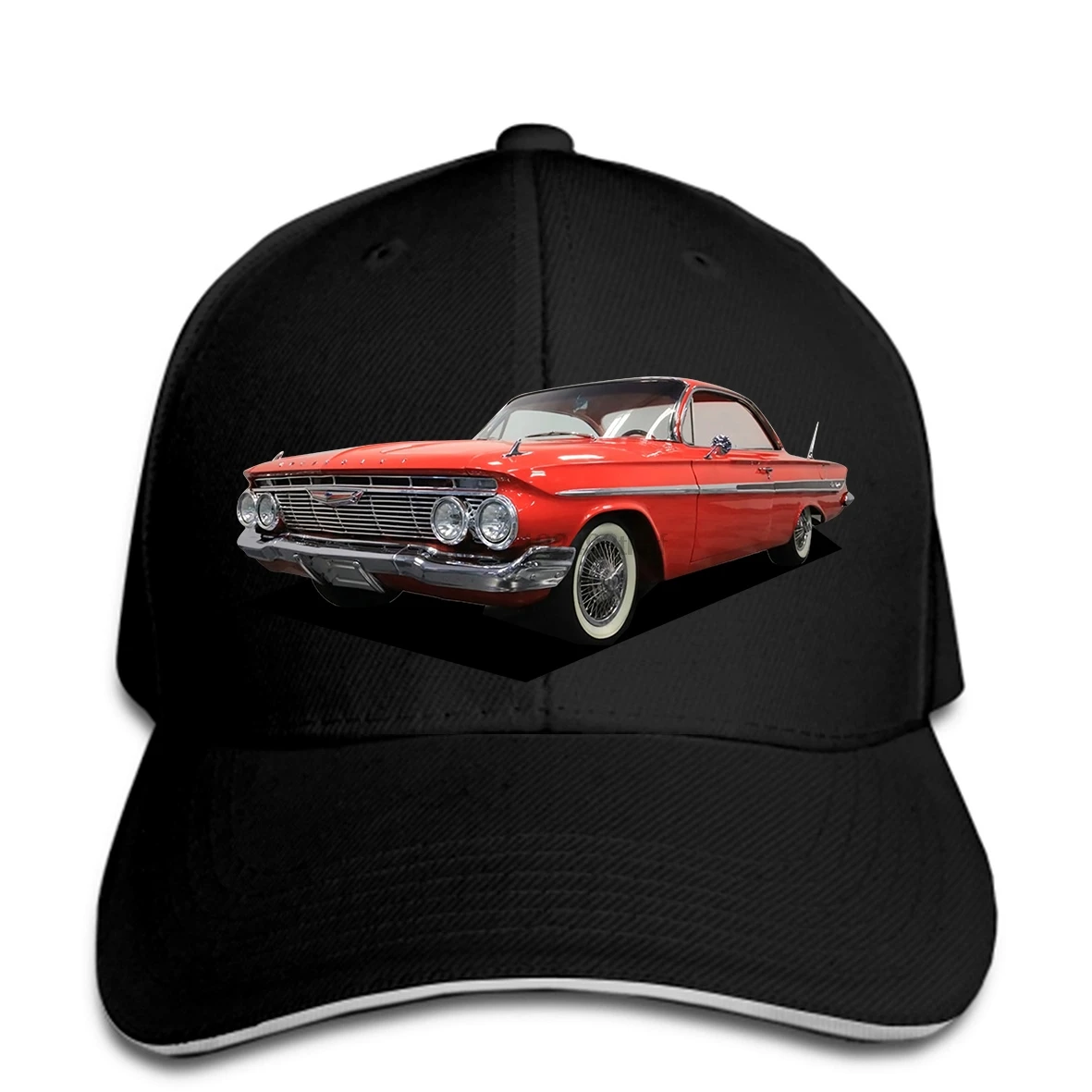 Бейсбол кепки 1961 Chevy мышцы автомобиля Impala из игры «Легенда о классических автомобилей Для мужчин сделал в США шляпа, кепка с козырьком