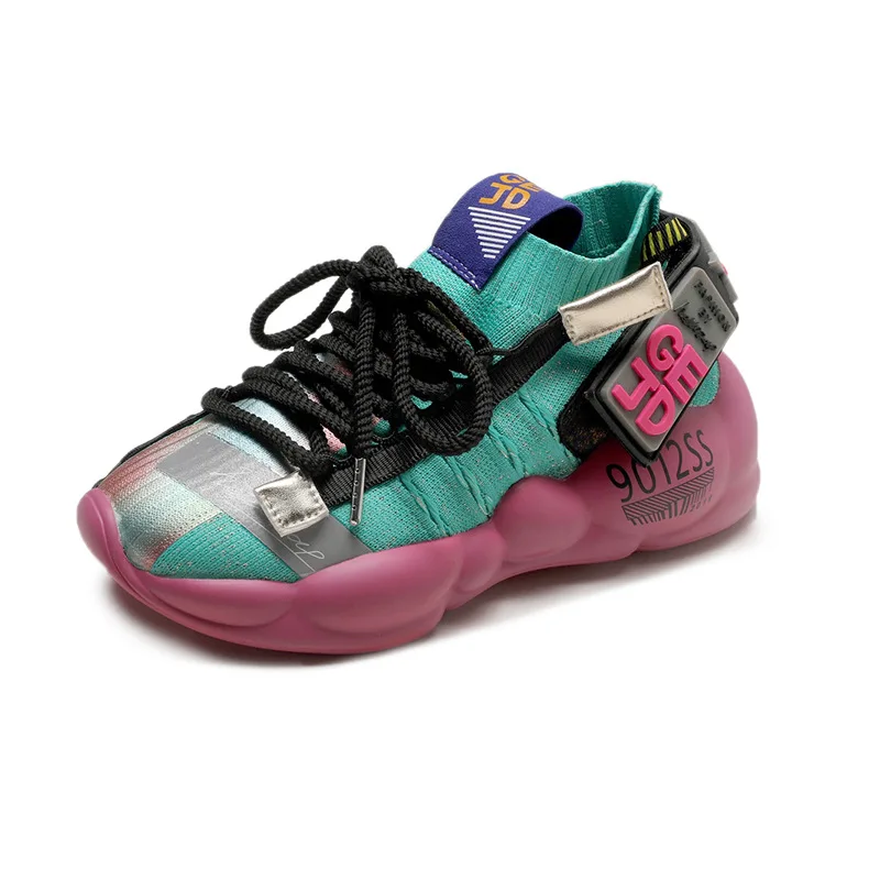 

Summer Trendy Shoes Colorful Muscle Shoes Trend Online Celebrity Fashion Casual Versatile Sports WOMEN'S Shoes Mixed Colors Thic