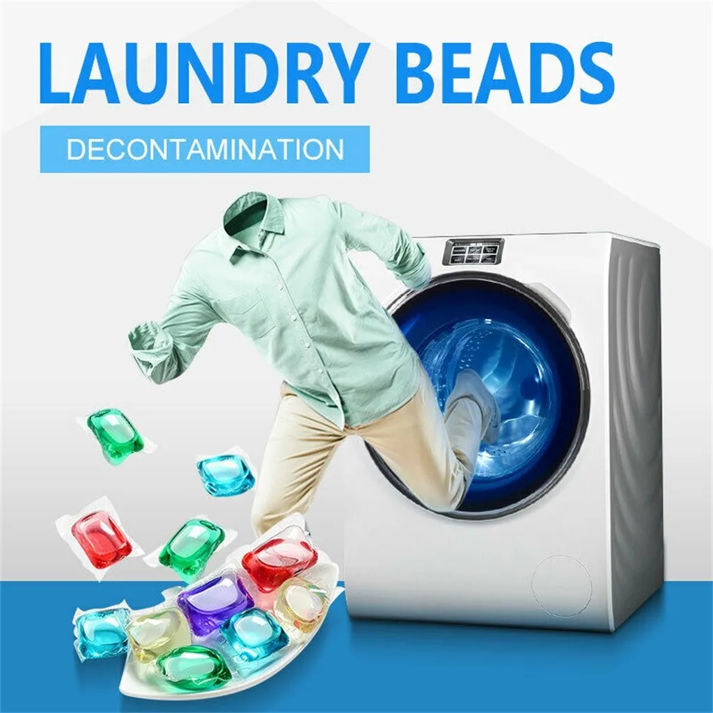 

2019 Portable Laundry Gel Bead Capsules Travel Washing Liquid Pod Cleaner Cleaning #jink