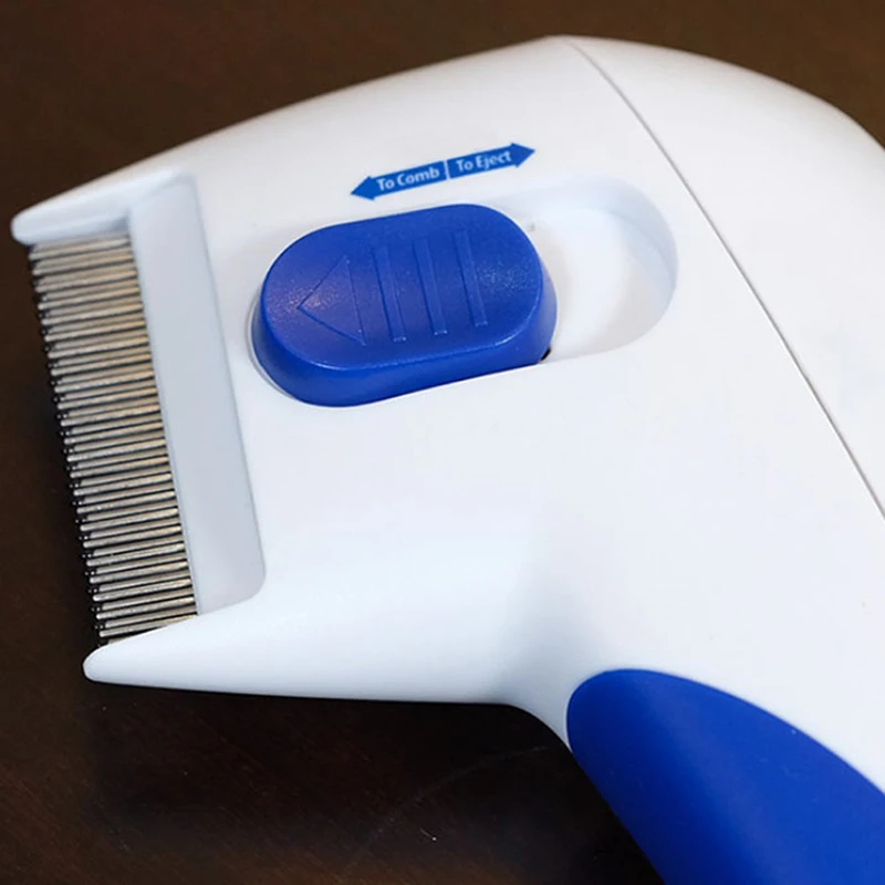 Flea Comb Electric Head Lice Comb Head Lice Removal Perfect Pet Flea and Tick Comb Tool 2