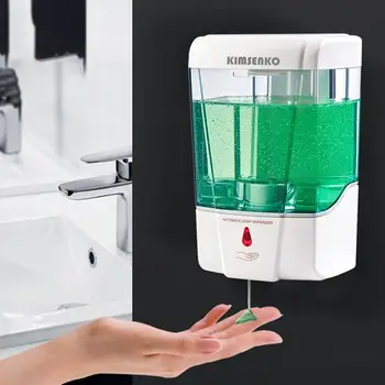 

Wall-mounted 700ml Intelligent Liquid Soap Dispenser Automatic Bathroom Contactless Kitchen Induction Hand Soap Washing Dropship