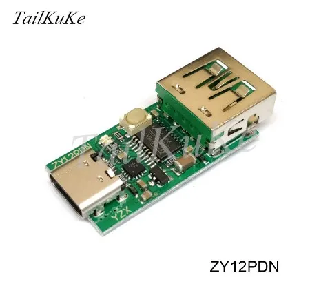 Тип c USB C PD2.0 3 0 к DC Decoy Быстрая зарядка триггер Poll детектор PD 5A 9v 12v 15v 20V или
