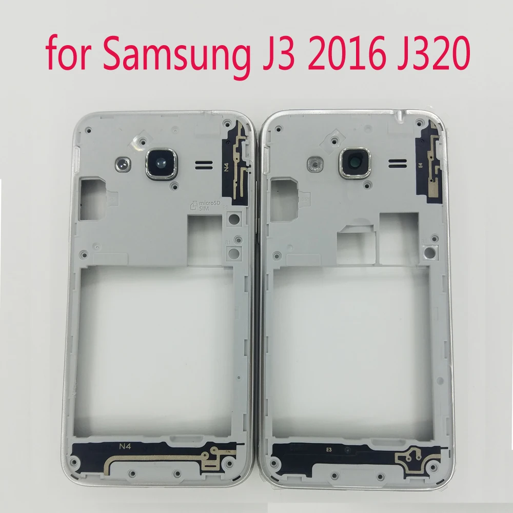 Корпус средней рамки для Samsung Galaxy J3 2016 J320 J320F J320H J320FN оригинальный телефон новая