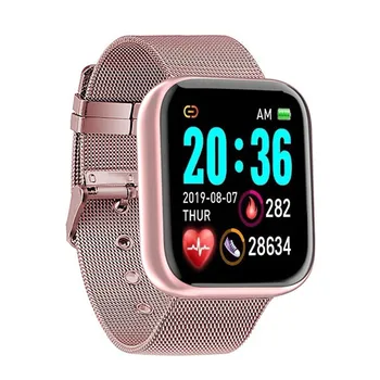 Stainless Steel Strap Fitness SmartWatch