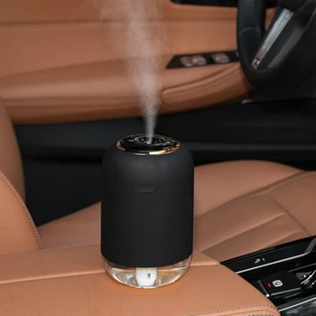 新 200 ミリリットル超音波空気加湿器アロマエッセンシャルオイルディフューザー用 usb 充電式噴霧器ミストメーカー led ナイト