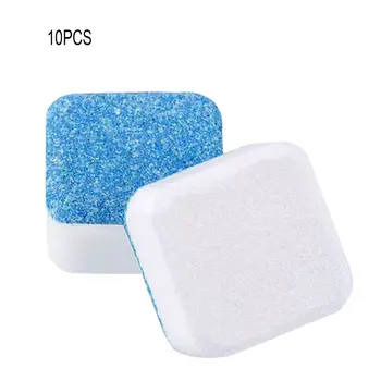 

10 PCS Washing Machine Trough Cleaning Agent Effervescent Tablet Cleaner Washing Machine Cleaning Effervescent Tablets