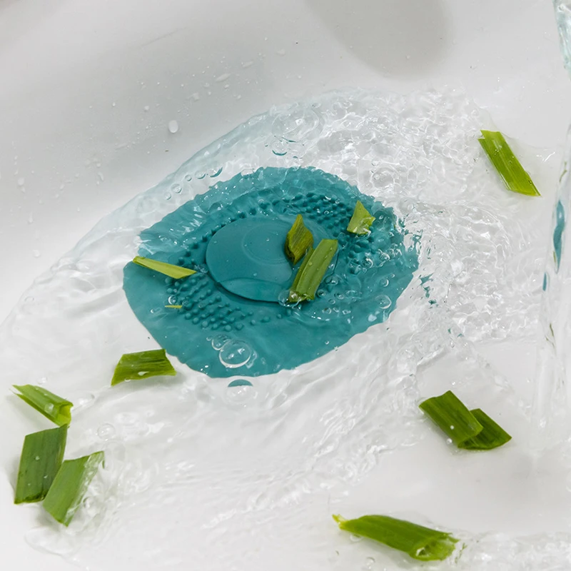 Bathroom Accessories Set Silicone Sink Drain Strainer Deodorant Plug Hair Catchers Rubber Shower Bathtub Floor Filter Water Stopper