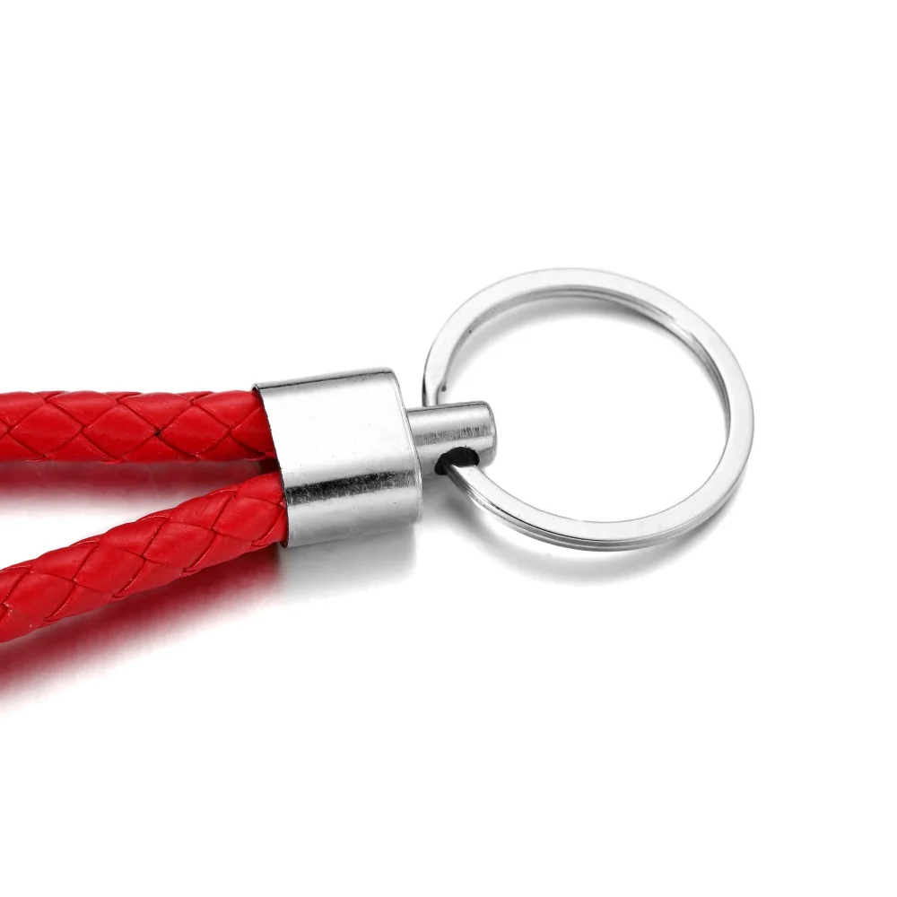 Porte-clés 2 Pièces En Daim Tissé – Petit Pendentif Pour Clés, Sac, Décoration - 3