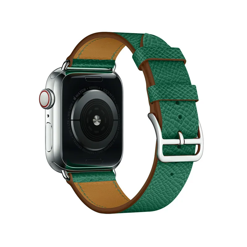 Роскошная натуральная кожа Ремешки для наручных часов для Apple Watch Series 5 4 3 2 1 крест-накрест браслет ремешок петли для наручных часов iWatch, 40/44/38 мм/42 мм