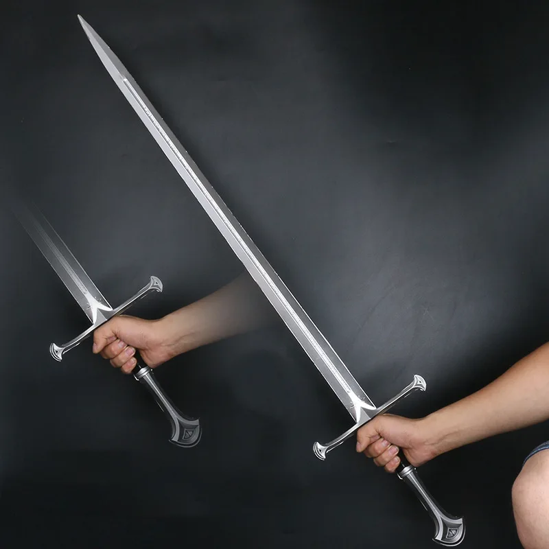 

2020 New Foam Pu Weapon Prop The Movie Devil Hobbit Narthil Sword Cosplay Pu Knife Sword Stage Props Knight Weapon Toy For Teen
