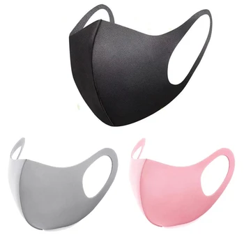 

1/3/10Pcs Cotton Mouth Mask Anti Dust Washable Reusable Women Men Child Dustproof Mouth-muffle Winter Warm Mask 3 Colors