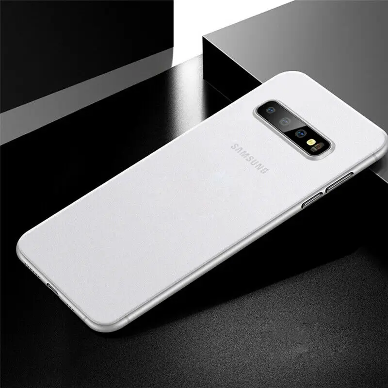Роскошный Ультратонкий матовый чехол 0,2 мм для samsung Galaxy S8 S9 S10 S10E Plus Note 10 Plus 9 8 противоударный чехол для телефона