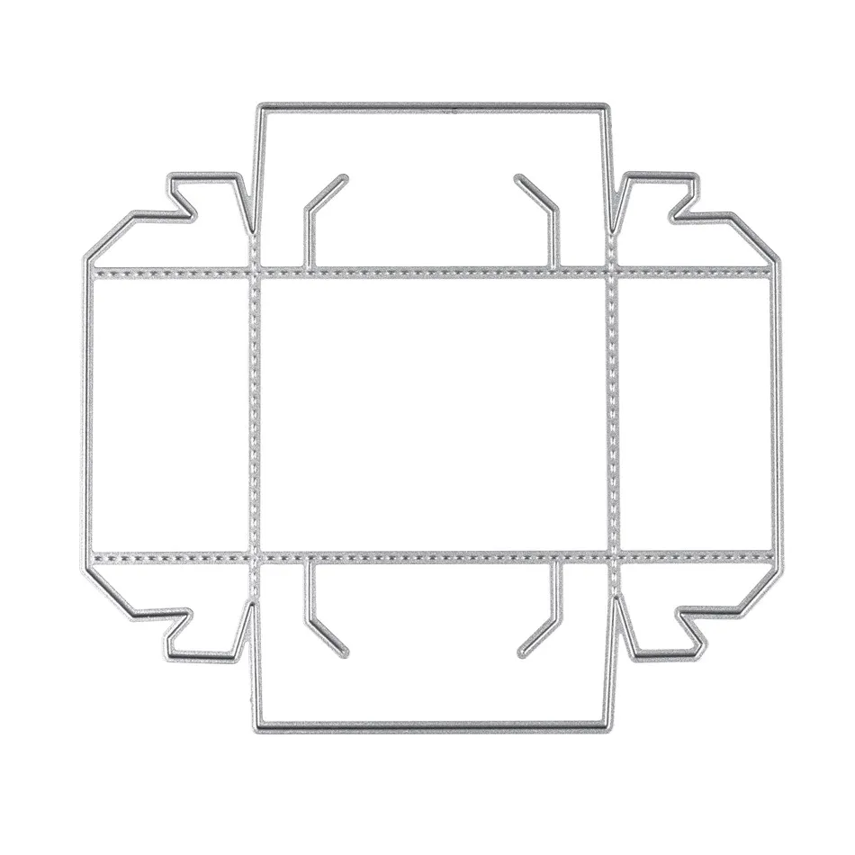 Naifumodo Box Metal Cutting Dies Christams Candy Box for DIY Scrapbook Embossing Paper Craft Creative Envelope Cut Dies New
