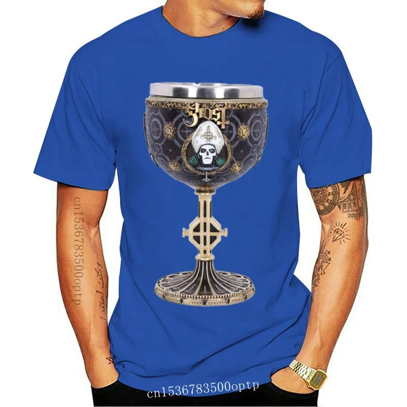 Ghost Goblet Chalice Gold Meliora Papa Band Logo new Official Boxed One Size