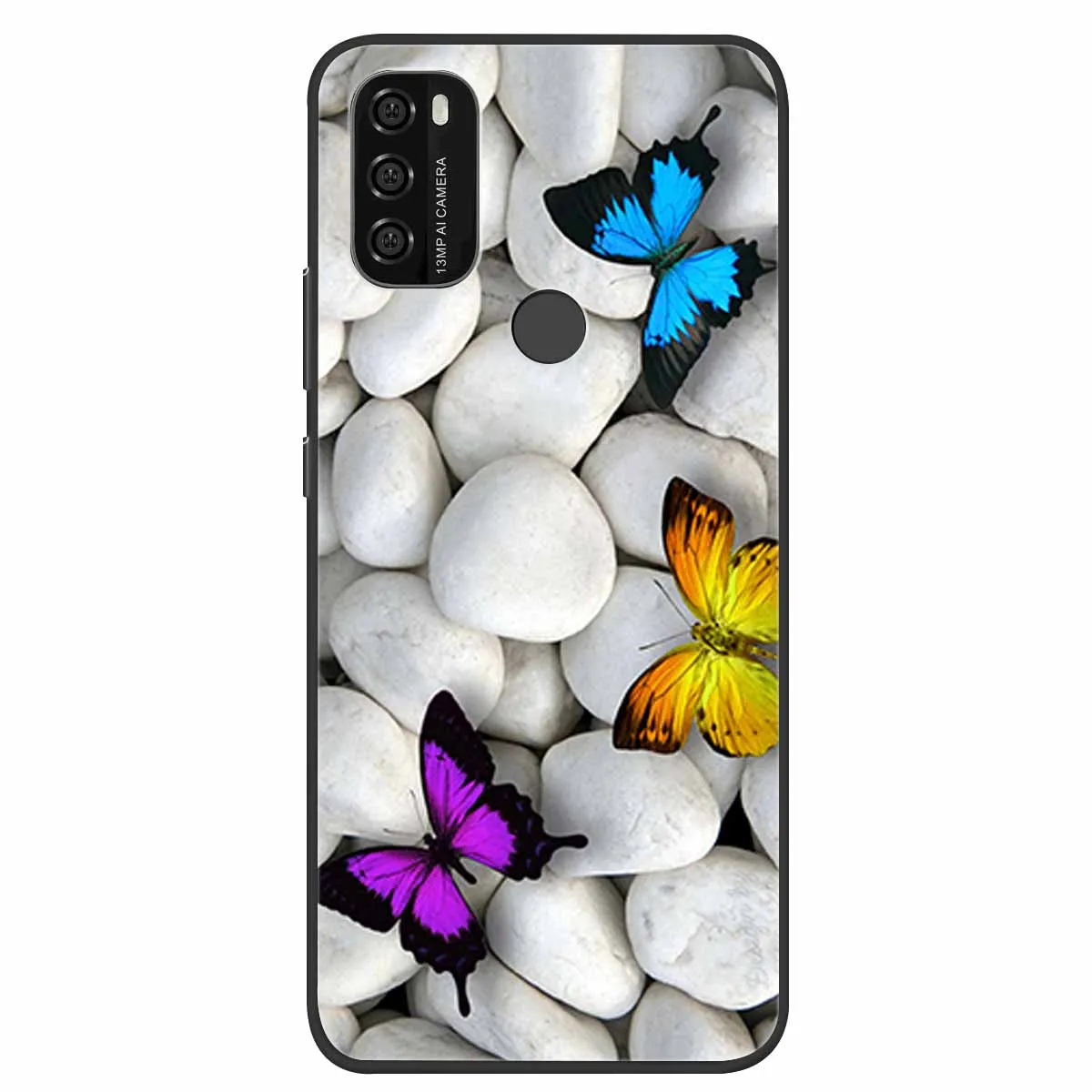 For Blackview A70 Case Luxury Bumper Silicone TPU Soft Cover Phone Case For Blackview A 70 Shockproof Cute Case Fundas Coque neck pouch for phone Cases & Covers