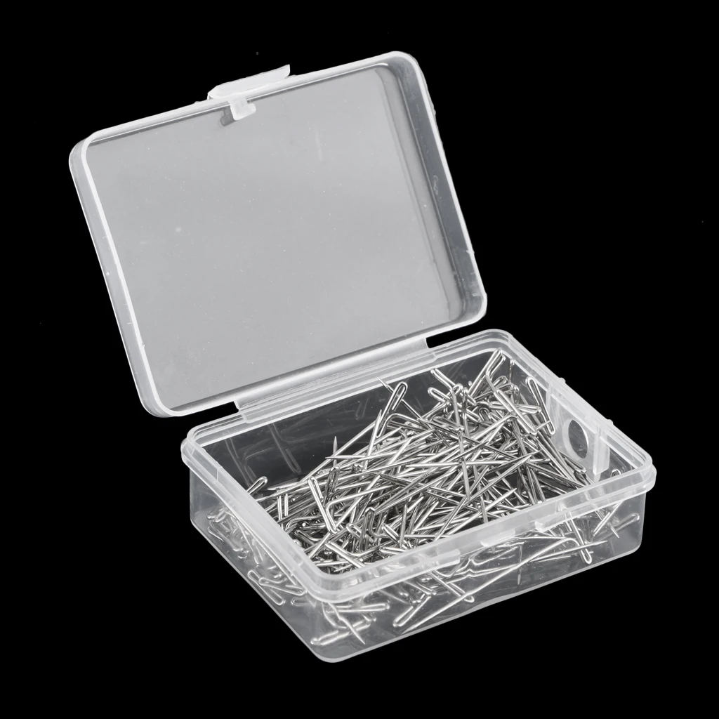 100/Set 1.5 inch Length T-Pins Needle For Fixing Wig/Hair Weft/Hair Extension/Dress Form T-pins Sewing Hair Needles Styling Tool 100/Set 1.5 inch Length T-Pins Needle For Fixing Wig/Hair Weft/Hair Extension/Dress Form T-pins Sewing Hair Needles Styling Tool