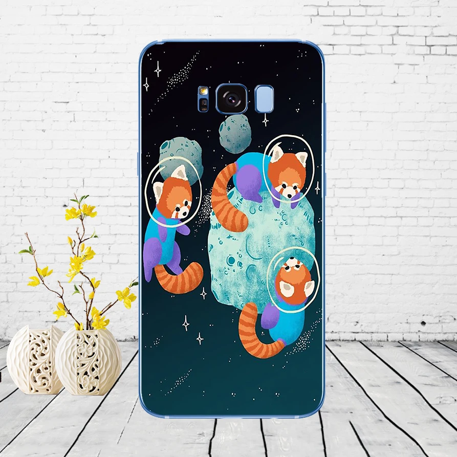 72DD хитрая лиса мягкий силиконовый чехол для Samsung Galaxy S6 S7 край S8 S9 S10 плюс A70 A50 чехол