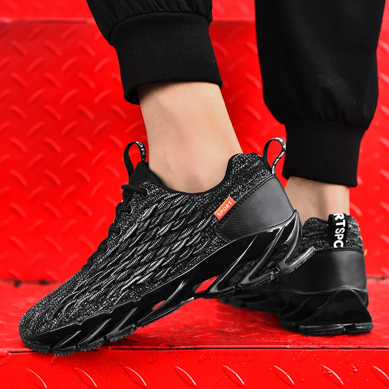 Спортивная обувь для мужчин кроссовки с дышащей сеткой уличная спортивная