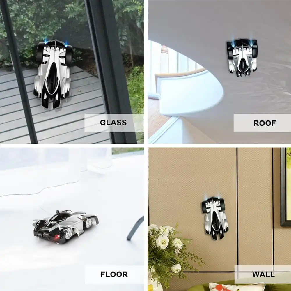 coche teledirigido antigravedad