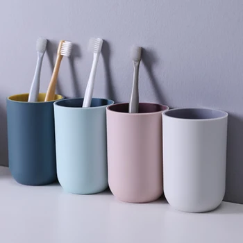 

Simple Nordic Travel Portable Toothbrush Cup Bathroom Plastic Toothbrush Holder Storage Organizer Cup Bathroom Sets Bathroom Sup