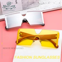 Новинка, квадратные модные солнцезащитные очки для женщин и мужчин, цветные винтажные брендовые дизайнерские цветные линзы, классические большие женские солнцезащитные очки