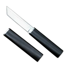 ToughKeng D2 стальной нож японский нож, 58-60HRC черное дерево РУЧКА Танто самообороны самурайский нож