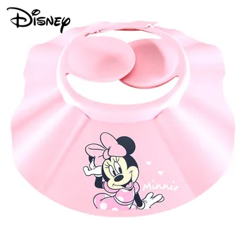 

Disney Baby Shower Cap Eye And Ear Protection Shampoo Hat Mickey Minney EVA Material Good Elasticity Old Healthy Material >10Y