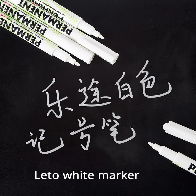 1 PC Marker Pen Oily Waterproof Plastic Marker Pen for Writing Drawing White DIY Album Graffiti Pen Stationery|Highlighters| - AliExpress