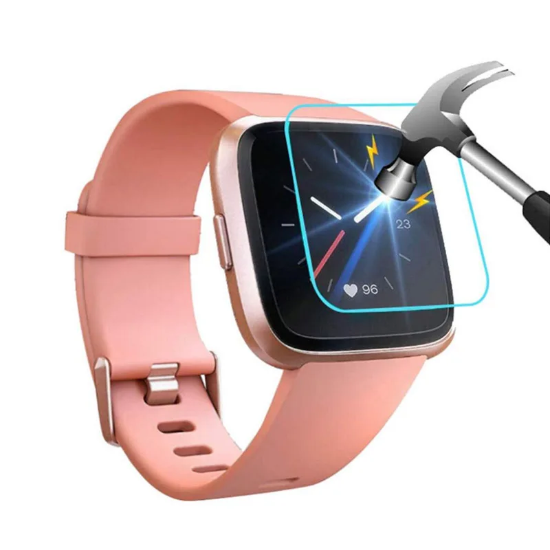 

Прозрачное Закаленное стекло Защитная пленка для Fitbit Versa/Versa Lite Sport Smart Watch закаленное полноэкранное защитное покрытие