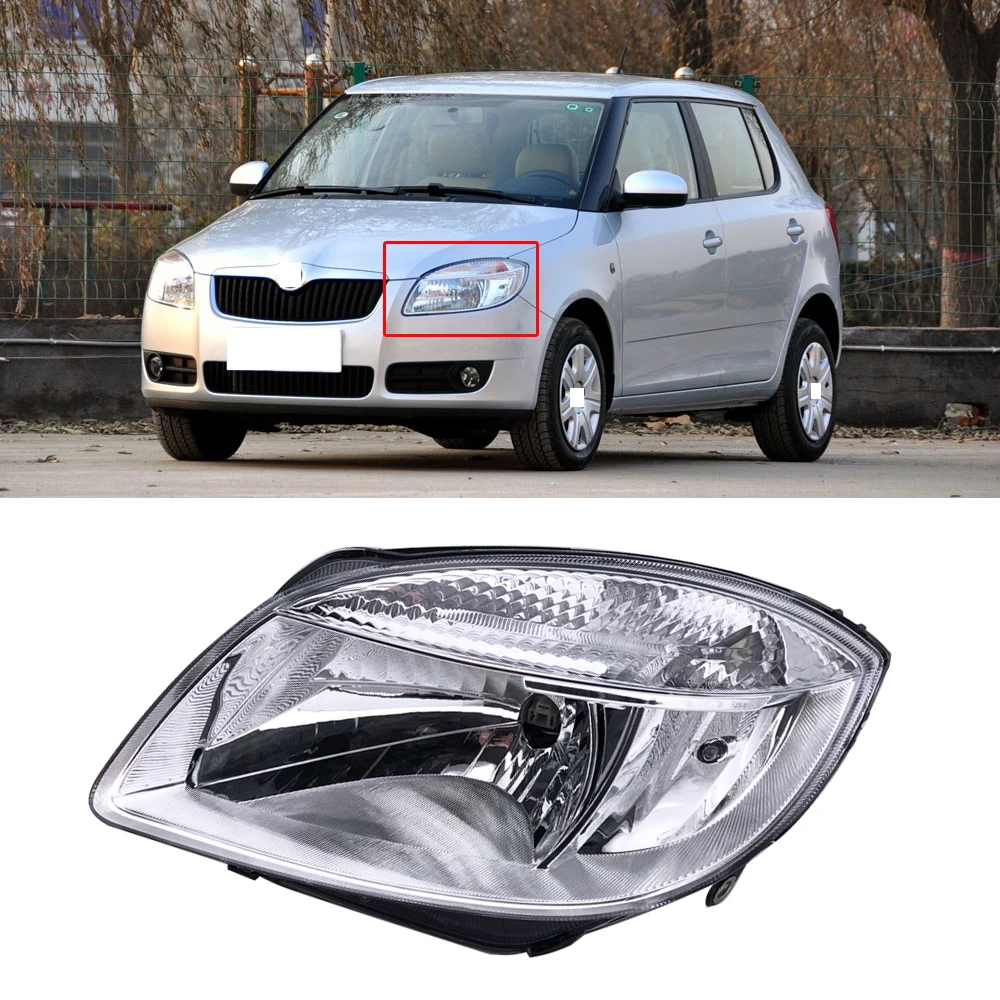 CAPQX для Skoda Fabia 2008 2009 2010 2011 бампер передний головной светильник спереди фары