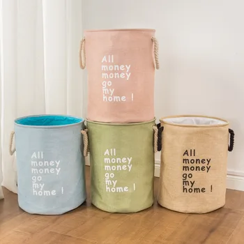 

Laundry Basket Kids Toy Storage Basket Large Capacity Foldable Dirty Clothes Washing Basket Waterproof Toy YB090M85