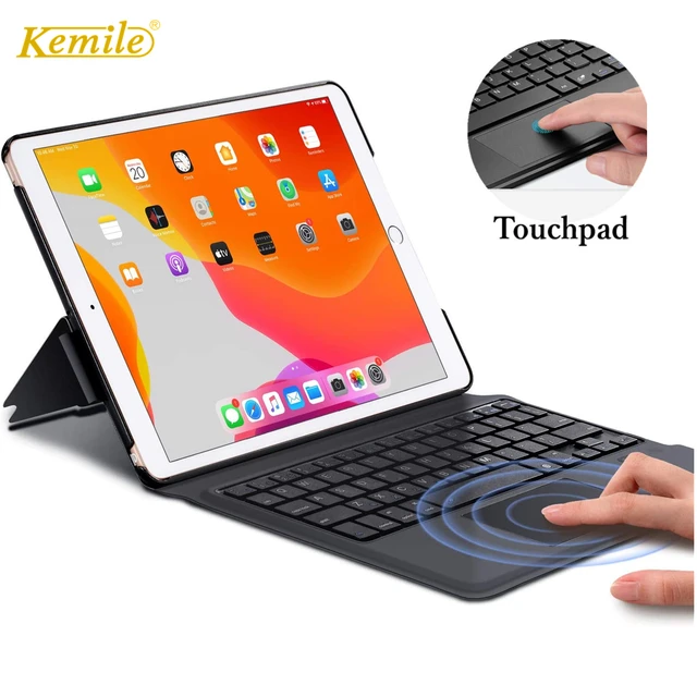 Coque iPad 10,2 -Protection Antichoc Etui Housse iPad 10.2 (A2200 A2198  A2197) [Auto Réveil Veille]-Noir