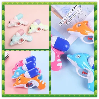 

3pcs/set Water Guns Toys Children's water gun toys playing in the beach in summer parent-child interaction dolphin water gun