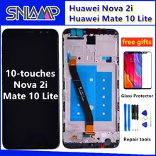 Для huawei mate 10 Lite ЖК-экран с рамкой дисплей huawei mate 10 Lite ЖК-дисплей Nova 2i RNE-L21 Замена