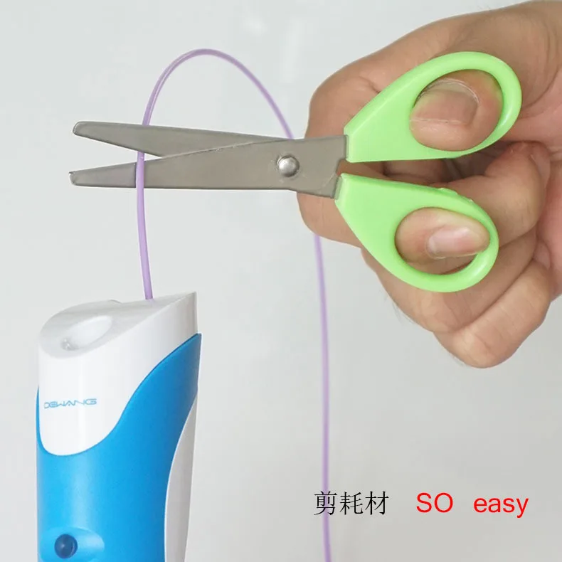 3D печать аксессуары с ручкой для студентов DIY художественные ножницы маленькие ножницы для ногтей с защитным чехлом креативный канцелярский подарок
