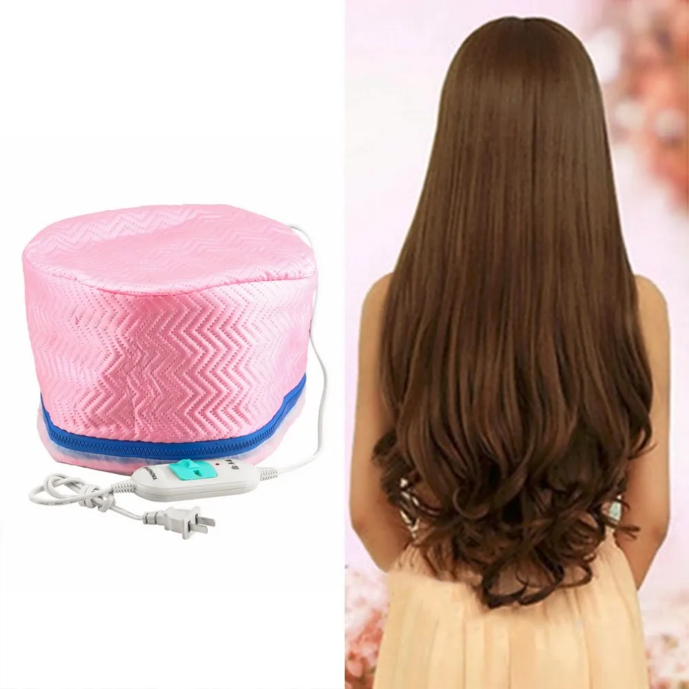 US Plug Electric Hair Thermal Treatment Beauty Steamer SPA Nourishing Hair Care Cap Waterproof Anti electricity 2