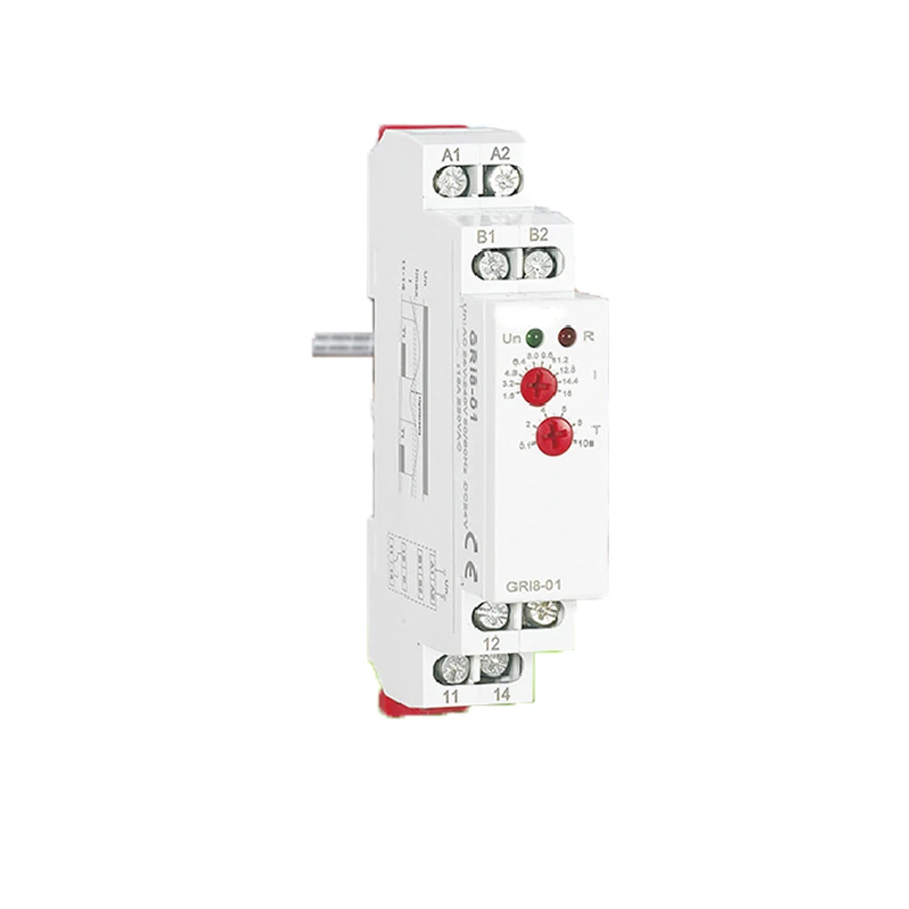 

Din Rail Current Monitoring Relay Industrial Control Electrical Relays Over Current Protection Relay GRI8
