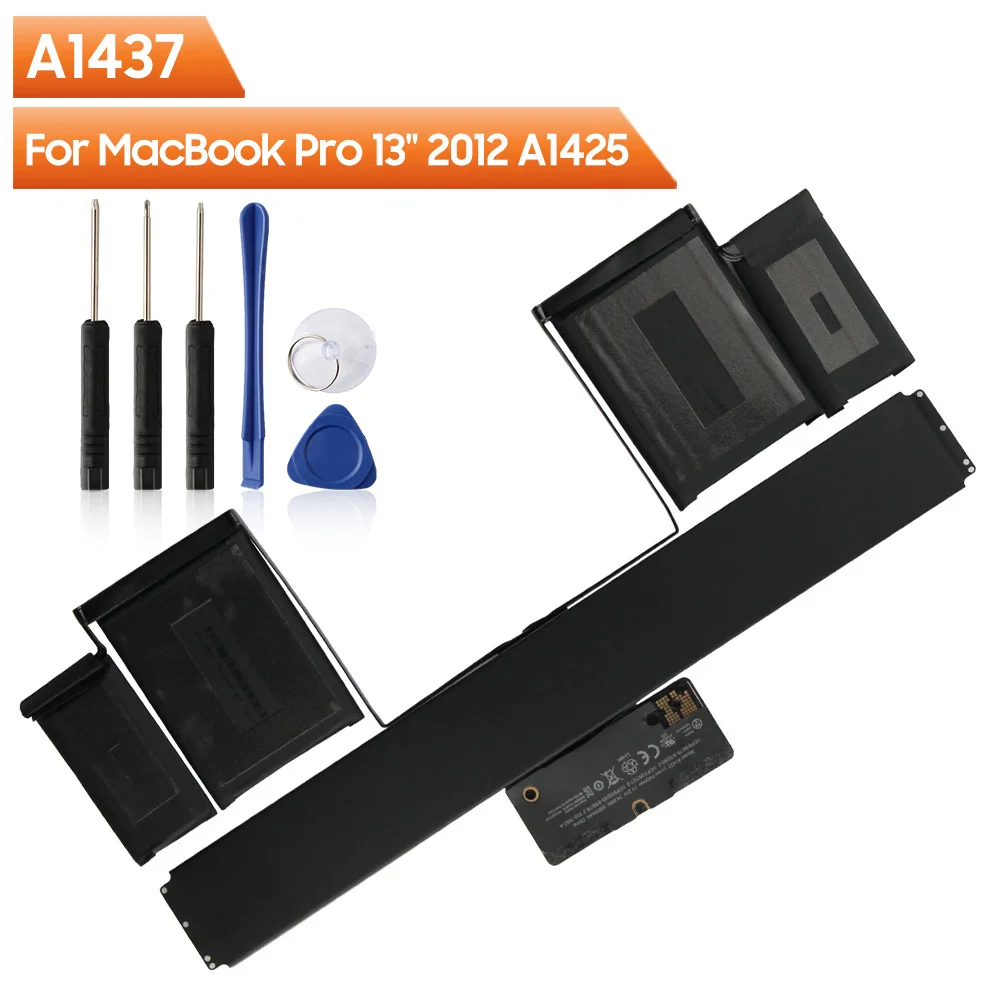 Оригинальный запасной аккумулятор A1437 для MacBook Pro 13 &quotA1425 MD212 MD231 аутентичный