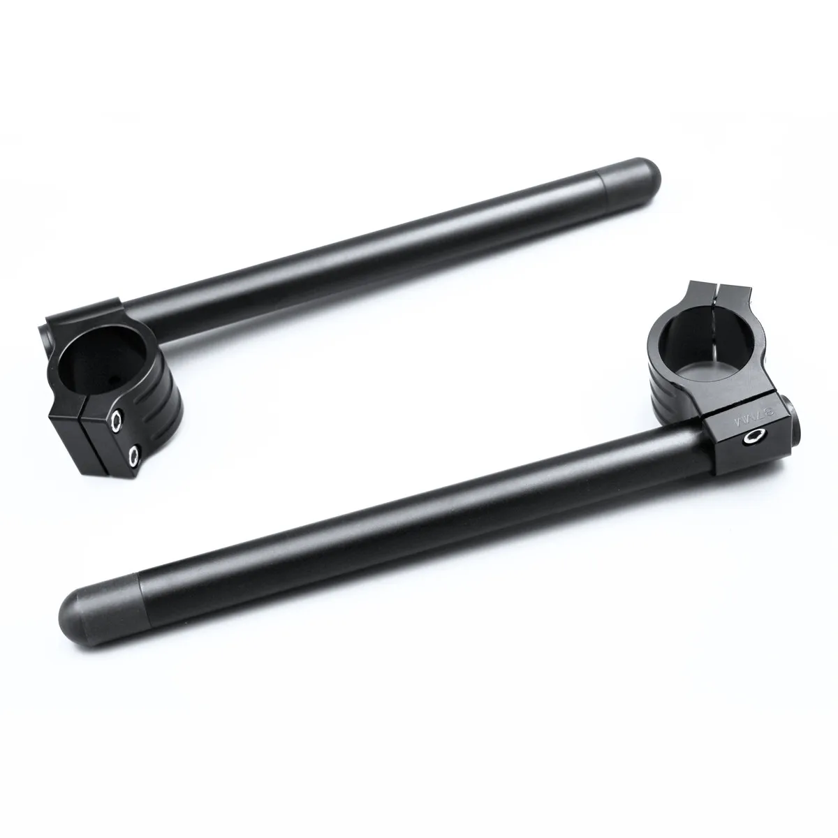 Черный 50 мм CNC ручка бар клип на Clipon баров подходит для CBR1000RR 04-10 CBR954RR RC45 RC51 - Цвет: Черный
