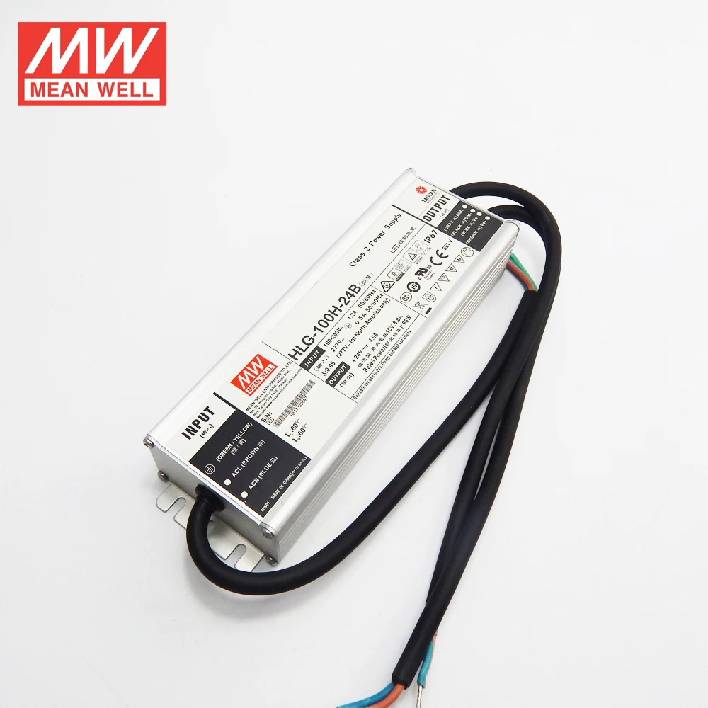 MEAN-WELL-Dimmbare-led-treiber-HLG-100H-24B-24V-Dimmen-LED-Netzteil-110 ...