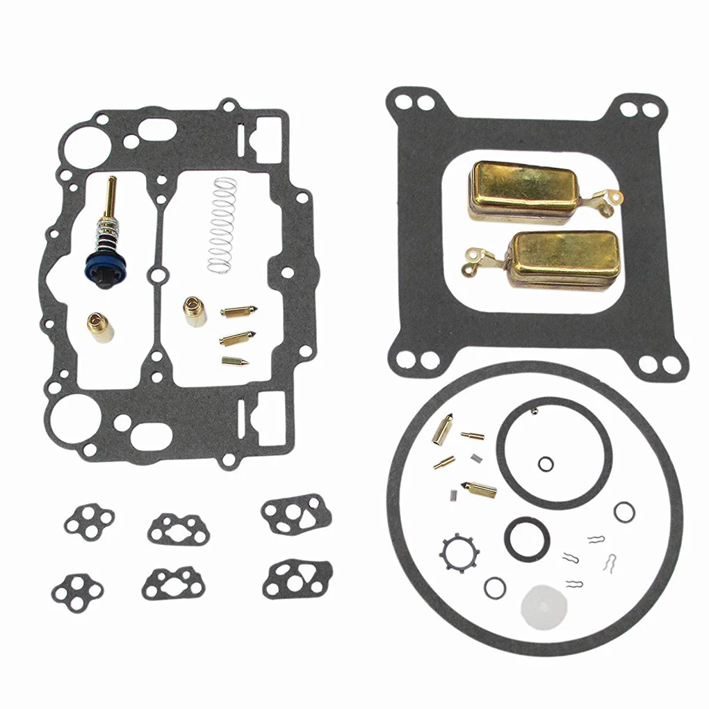 Carburetor Rebuild Kit For Edelbrock 1477 1400 1404 1405 1406 1407 1411  1409 With New Floats