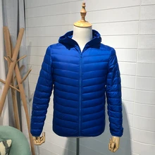 Складные мужские пуховые куртки с капюшоном на заказ