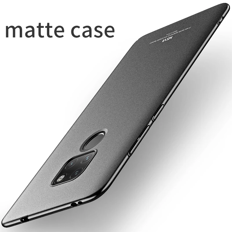 Чехол Msvii для телефона Huawei Mate 20 10 Pro Матовый Жесткий чехол 20X задняя крышка