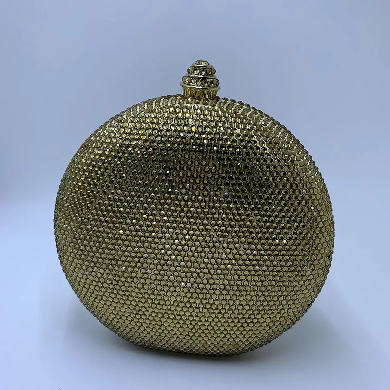 NUPHIA Mini Round Hard Box Ball Shape Party Clutch and Evening Bag for Womens