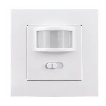 

Infrared PIR Motion Sensor Switch PVC Recessed Wall Lamp Light Bulb AC 110-240V