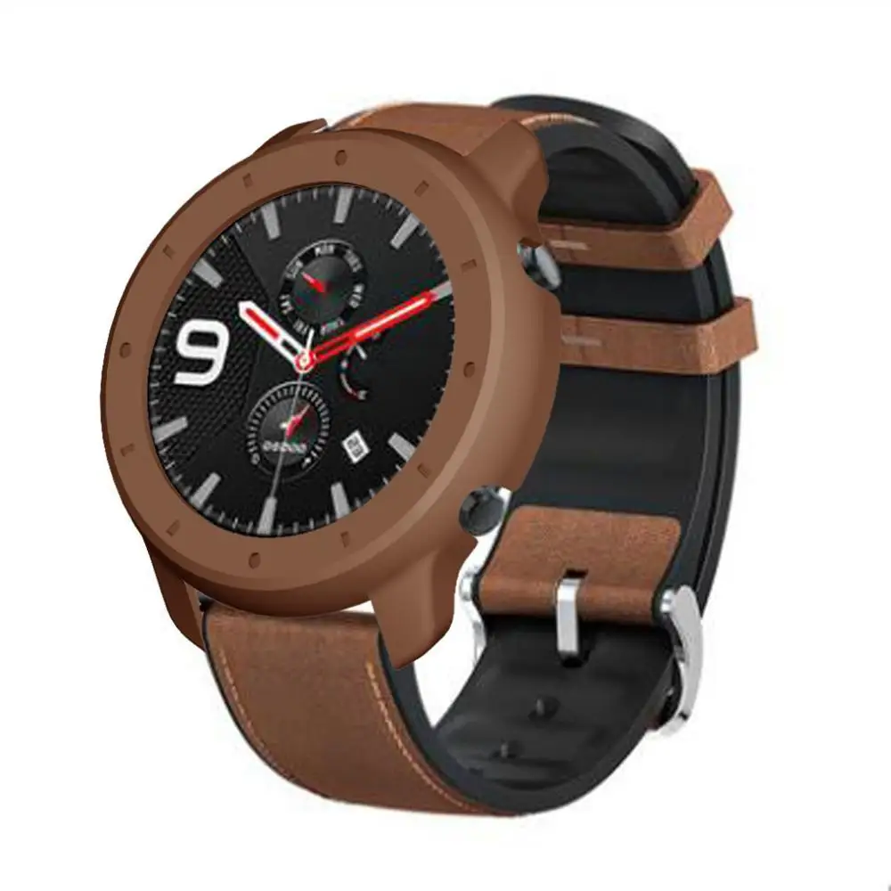 Для Xiaomi Huami amazfit GTR 47 мм Защитная пленка для экрана Замена PC чехол для часов оболочка рамка чехол s Аксессуары для умных часов