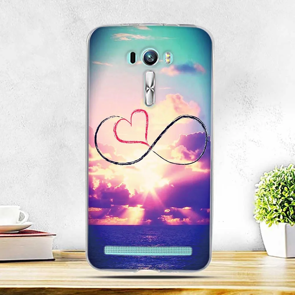 Мягкий ТПУ чехол для Asus ZenFone 2 Laser ZE550KL 5 дюймов с принтом zenfone &quotZE550KL Ze551kl Z00LD|case for asus