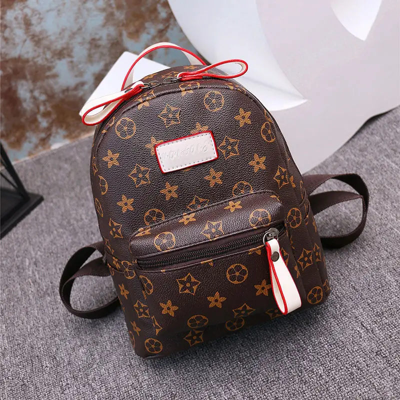 

2019 New Style Backpack Women's Versatile Fashion Printed Crossbody Bag Backpacks Casual Travel Bag Small Bags